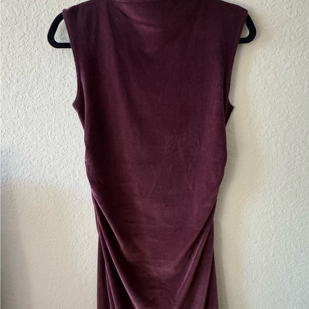 a new day Backless Plum Dress